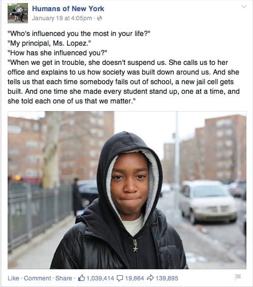 HONY post