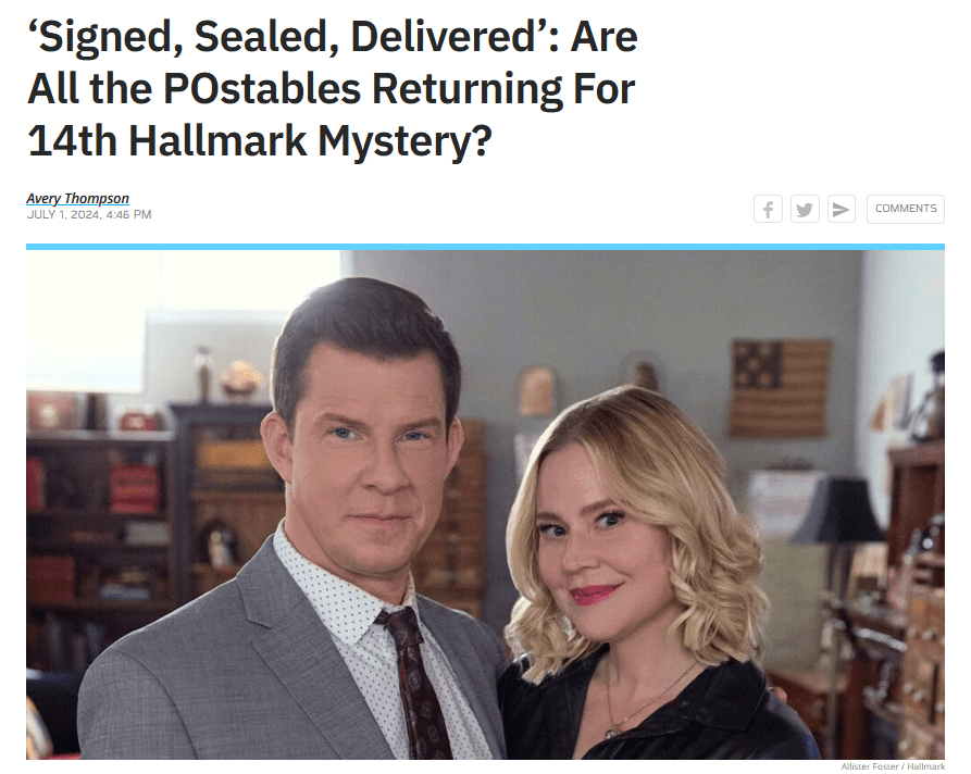 Signed Sealed Delivered on TV Insider